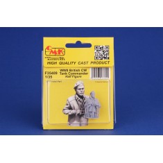 1/35 WWII British CW Tank Commander (Half Figure)