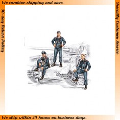 1/72 WWII German Tankers (3 Figures)