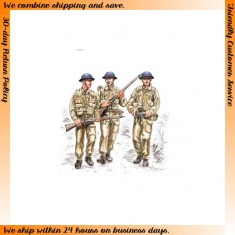 1/72 WWII British Soldiers (3 Figures)