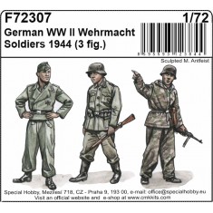 1/72 WWII German Wermacht Soldiers 1944