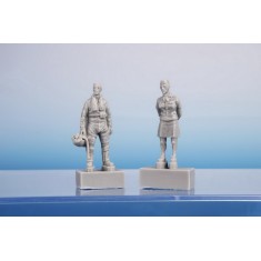 1/72 IAF Mirage IIICJ Pilot & Female Ground Crew