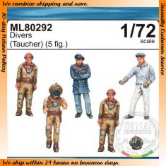 1/72 Divers (5 Figures)