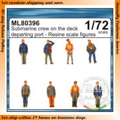 1/72 Submarine Crew On The Deck (Departing)