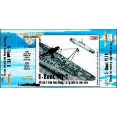 1/72 German U-Boot VII Winch for Loading Torpedoes On Sea for Revell #05015