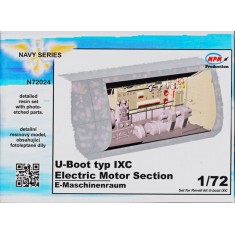 1/72 U-Boot Type IX Electric Motor Section for Revell #05114 kit