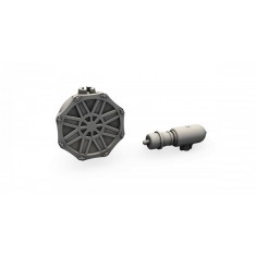 1/72 PT-109 Torpedo Tube Breech Door Set (4pcs)