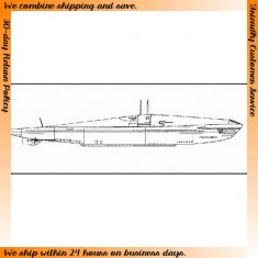 1/200 German Submarine U-Boot Typ IA (Resin kit)