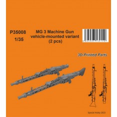 1/35 MG 3 Machine Gun Vehicle-mounted Variant (2pcs)