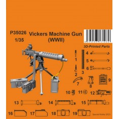 1/35 WWII Vickers Machine Gun