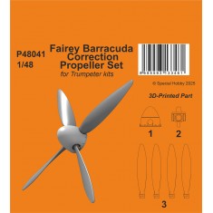 1/48 Fairey Barracuda Correction Propeller Set for Trumpeter kit