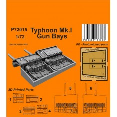 1/72 Typhoon Mk.I Gun Bays Correction Set for Airfix kit