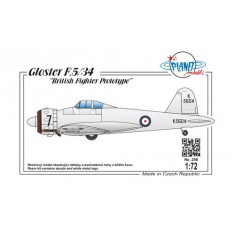 1/72 Gloster F.5/34 British Fighter Prototype Full resin kit