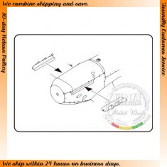 1/48 Supermarine Spitfire Mk.V Fishtail Exhaust Stubs for Hasegawa/Tamiya