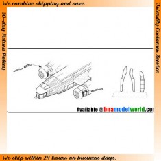 1/48 Wellington Mk.IC Exhaust Stubs for Trumpeter kit