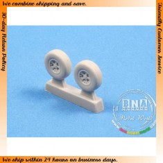 1/48 Supermarine Spitfire Mk.I/II/V Wheels (5 Spoked Disc) for Airfix/Tamiya