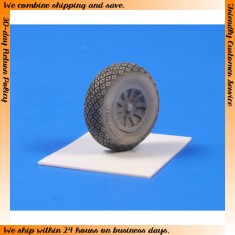 1/48 P-51D Mustang Wheels(Diamond&Hole Tread Pattern)for Hasegawa/Revell/ HobbyBoss/Tamiya