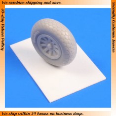 1/72 P-51D Mustang Wheels(Oval Tread Pattern)for Hasegawa/Revell/ HobbyBoss/Academy kit 