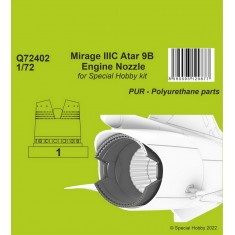 1/72 Mirage IIIC Atar 9B Engine Nozzle for Special Hobby kit