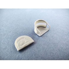 1/32 Wicker Seat with Cushion and Leather Pad for Copper State kit