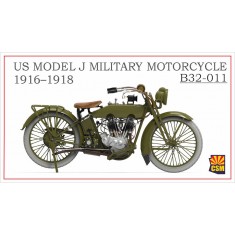 1/32 US Model J Military Motorcycle 1916-1918