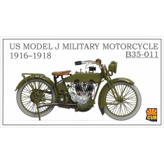 1/35 US Model J Military Motorcycle 1916-1918