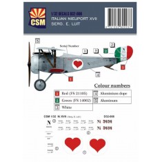 1/32 Nieuport XVII Decal - Serg. E. Luit Personnal Markings