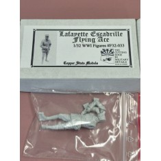 1/32 WWI Lafayette Escadrille Flying Ace Standing Figure