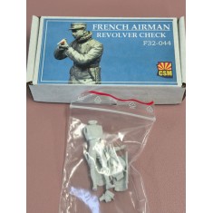Checking Revolver Rounds 1/32 French Airman Checking Revolver Copper State F32-044