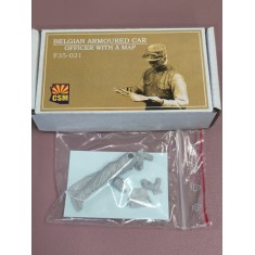 1/35 Belgian Armoured Car Officer With A Map