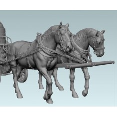 1/35 A Pair of Horses for Fahrpanzer