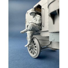 1/35 German Armoured Car Crewman In A Field Grey Coverall