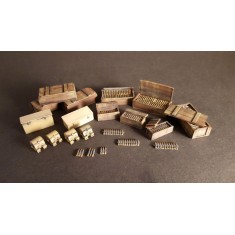1/35 3cm Ammo Boxes and Accessories