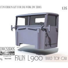 1/35 Faun L900 Hard Top Cab Coversion set for Das Werk #DW35003