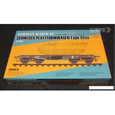 1/35 German Railway Schwerer Plattformwagen Typ SSys 4[Axle] 50ton [Standard Edition]