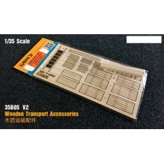 1/35 Wooden Transport Accessories: Transport Case, Ladder, Wooden Strip