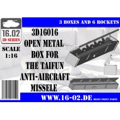 1/16 Taifun Anti-Aircraft Missele Open Metal Box