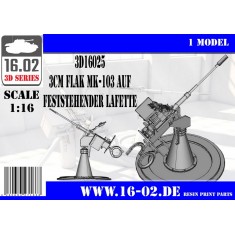 1/16 3cm Flak MK-103 on Fixed Mount
