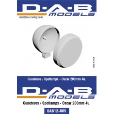 1/12 Super Oscar 200mm Spotlamps