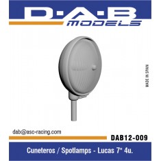 1/12 Lucas 7in Spotlamps (4pcs)