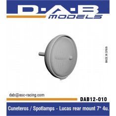 1/12 Lucas Rear Mount 7in Spotlamps (4pcs)