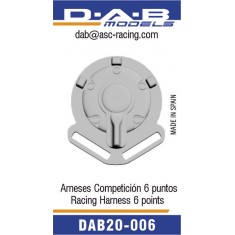 1/20 Racing Harness 6-Point (2pcs)