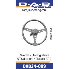1/24 Classic GT Steering Wheel C (3pcs)