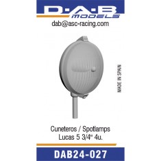 1/24 Lucas 5.75in Spotlamps (4pcs)