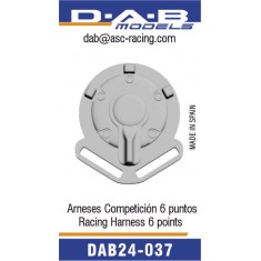 1/24 Racing Harness 6-Point (2pcs)