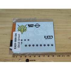 Decals for MG Gundam MS-15B Gyan White Wolf (no instruction)