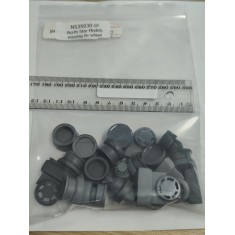 Front & Rear Hubs for North Star #NS35030 1/35 Roden KrAZ-214 YA-190
