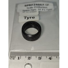 Spare Part (1x #1 Tyre) for 1/24 Minilite