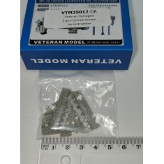 1/350 MK-36 Torpedo Launcher & Mk-38 Chain Gun (2 gun barrels broken, no instruction)
