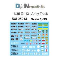 1/35 Soviet ZiL-131 Army Truck Decals
