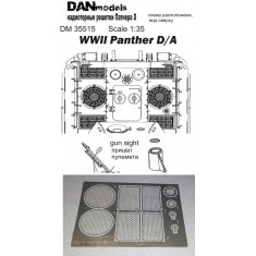1/35 WWII Panther Ausf.D/A Engine Grilles